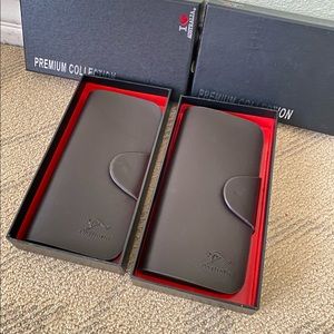 Ladies new brown genuine leather wallet $20 each